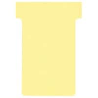 Fiches T Nobo Taille 2 Jaune 6 x 8,5 cm 100 unités