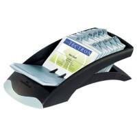 Porte-cartes de visite DURABLE Visifix Desk Argenté, noir 10,4 x 24,5 x 6,7 cm