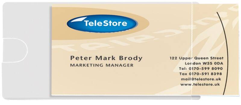 Pochettes pour cartes de visite Djois 10106 Transparent Polypropylène 9,5 x 0,3 x 6 cm 10 Unités