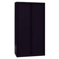 Bisley Rollladenschrank Euro 4 Fachböden Schwarz 1.000 x 430 x 1.979 mm