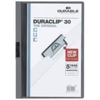 DURABLE Klemmmappe Duraclip DIN A4 Anthrazit