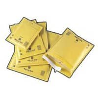 Enveloppes matelassées Mail Lite K/7 Jaune Sans Fenêtre 350 (L) x 470 (H) mm Bande adhésive 10 Unités