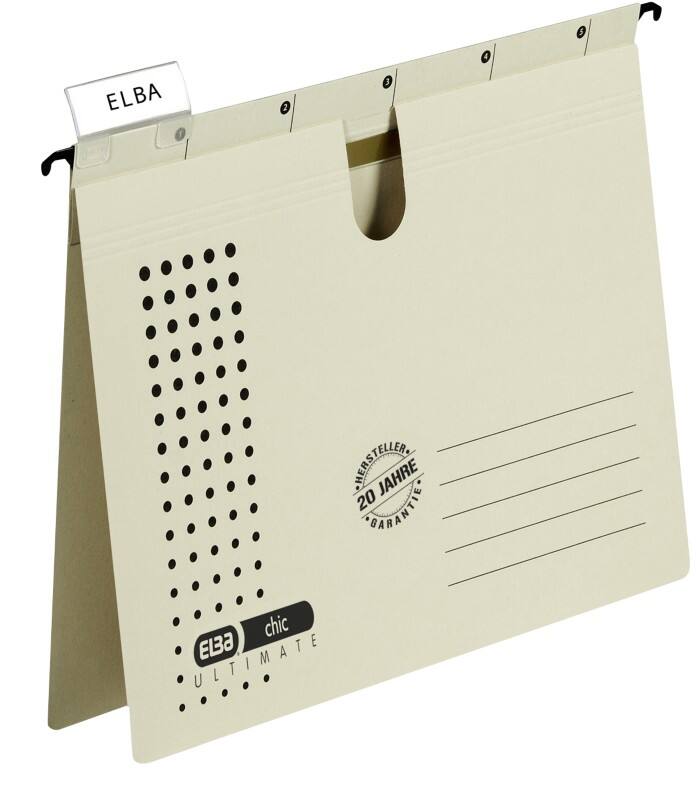 Dossiers suspendus ELBA A4 V 230 g/m² 5 Unités