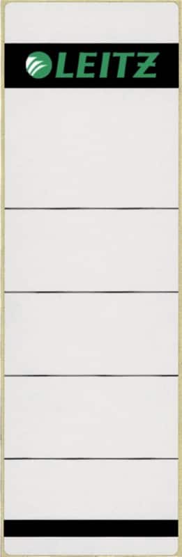Étiquettes pour dos de classeur Leitz 61,5 mm Gris Clair 100 Unités
