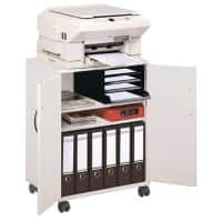 DURABLE Multifunktions-Rollwagen Hellgrau Holz 528 x 400 x 748 mm