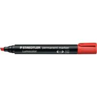 Marqueur permanent STAEDTLER Lumocolor 350 Large Pointe biseautée 2,0 - 5,0 mm Rouge Rechargeable