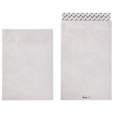 Tyvek Briefumschläge B4 Weiß Ohne Fenster 250 (B) x 330 (H) mm Abziehstreifen 55 g/m² 20 Stück