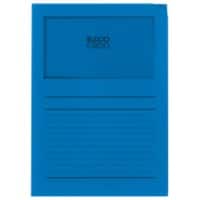 Elco Ordo Classico Farde à bord décalé A4 Bleu roi Papier 120 g/m² 100 Unités