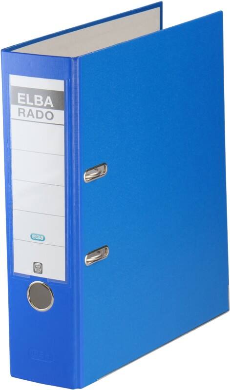 ELBA Rado Brilliant Ordner Breit A4 80 mm Blau 2 Ringe 100022612 Kunststoff