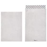 Enveloppes Tyvek Sans fenêtre B4 250 (l) x 353 (h) mm Bande adhésive Blanc 55 g/m² 100 Unités