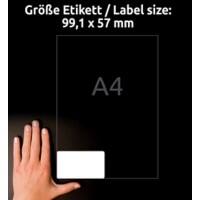 AVERY Zweckform Adressetiketten J8173-25 Ja DIN A4 Weiß 99,1 x 57 mm 10 Blatt à 25 Etiketten