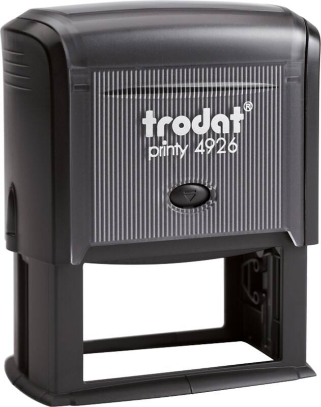 Trodat Adressstempel Printy 4926 Schwarz 9,3 x 5,4 x 11,7 cm