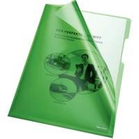 Chemises Bene 205000 A4 Glass Clear PVC Vert 150 microns 100 unités