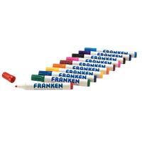 Franken Whiteboard Marker Rundspitze 6 mm Farbig sortiert 10 Stück