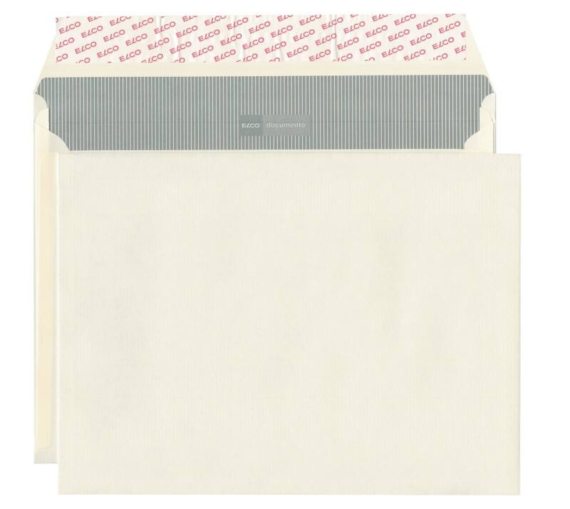 Elco Documento Briefumschläge Ohne Fenster C4 324 (B) x 239 (H) mm Abziehstreifen Beige 120 g/m² 200 Stück