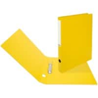 Classeur Biella 2 Anneaux 25 mm Carton A4 Jaune