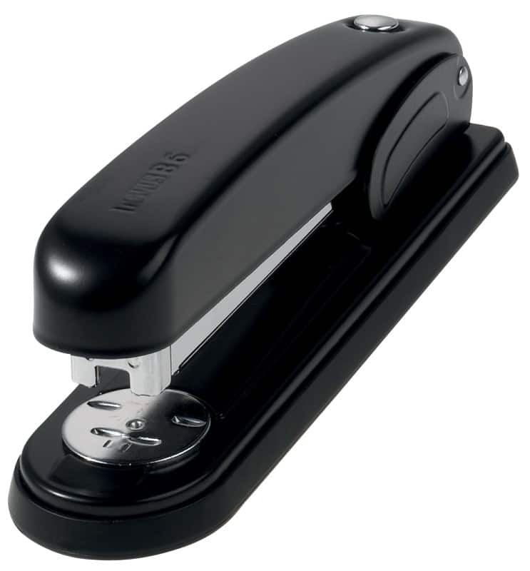 Agrafeuse Novus NOVUS OFFICE 6 Demi bande 30 Feuilles Noir 24/6, 26/6 Métal, Plastique