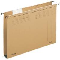 Leitz ALPHA Hängesammler 1947 A4 Mit Hartpappeboden U-Base 40 mm 320 g/m² Naturbraun 100% Recycelter Natron-Karton 25 Stück