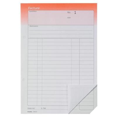 Simplex Rechnungsformulare F DIN A5 50x2 Blatt Orange, Weiss