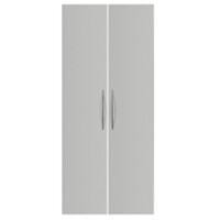 Hammerbacher Schranktüren Matrix Silber 790 x 16 x 1.840 mm