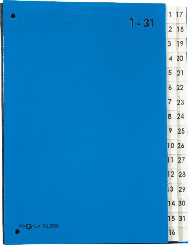 Trieur numérique extensible PAGNA Bleu A4 1 à 31