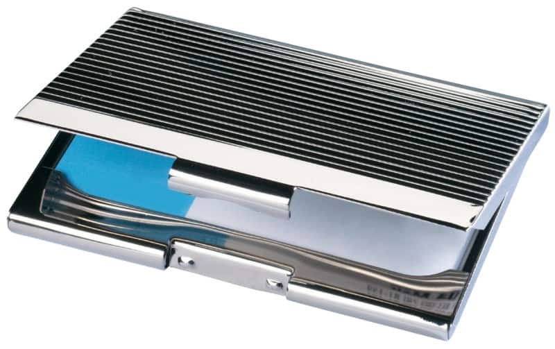 Étui pour cartes de visite Sigel VZ130 Chrome 20 9 x 0,5 x 5,5 cm