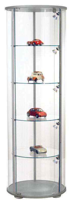 Kerkmann Vitrine Expoline Transparent 545 x 545 x 1.800 mm