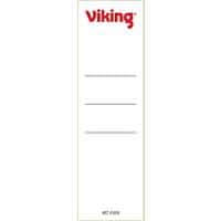 Étiquettes insérables Viking A4 50 mm Blanc 10 Unités