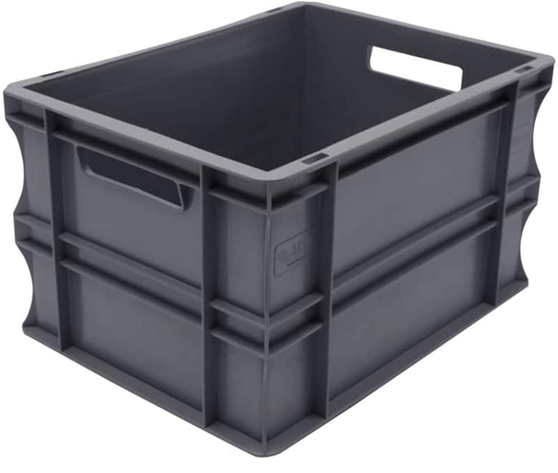 Viso Kunststoff Transportbox 20 L Grau 40 x 30 x 22 cm