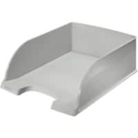 Corbeille à courrier Leitz Plus 5233 Jumbo A4 Gris 25,5 x 35,7 x 10,3 cm