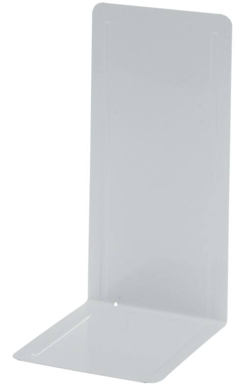 Maul Buchstützen Stahl Weiss 12 x 14 x 24 cm 2 Stück