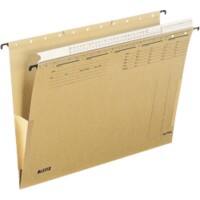 Dossier suspendu Leitz Alpha 1936 A4 Base en V Carton natron 100 % recyclé 250 g/m² Marron 15 mm
