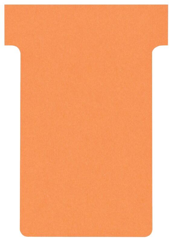 Fiches T Nobo Taille 2 Orange 6 x 8,5 cm 100 unités