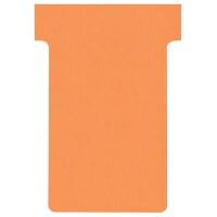 Nobo T-Steckkarten 2 Orange 6 x 8,5 cm 100 Stück
