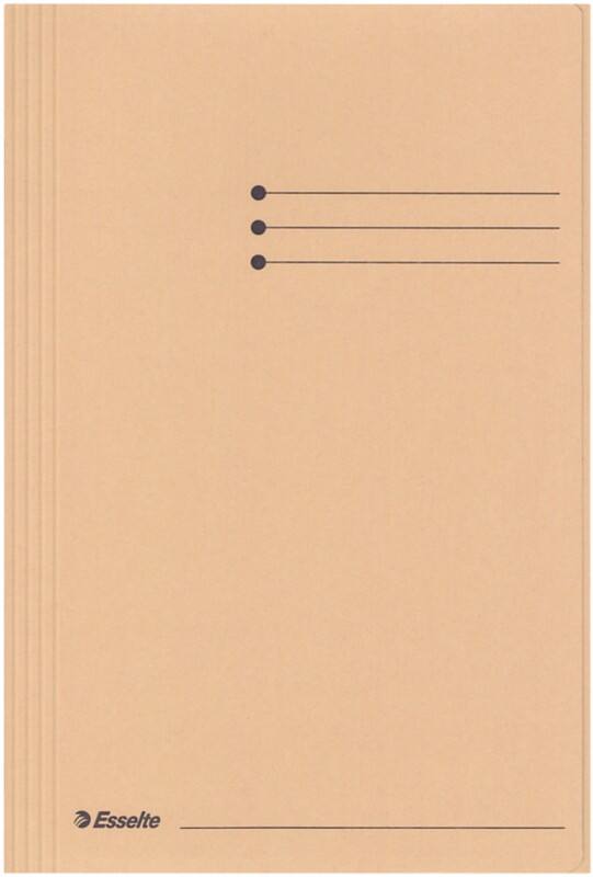 Esselte Manilla Jurismappe 1032304 Foolscap Chamois Recycelter Karton 250 Blatt 23,3 x 35 x 2 cm 50 Stück