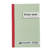 Exacompta Auftragsbuch Spezial Liniert 13,5 x 1 x 21 cm Weiß 25 Blatt