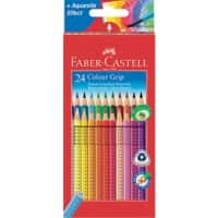 Faber-Castell Buntstifte Colour Grip Farbig assortiert 24 Stück