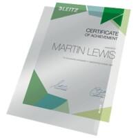 Leitz Super Premium Pochettes coin A4 Transparent PVC (Polychlorure de vinyle) 150 microns 100 Unités