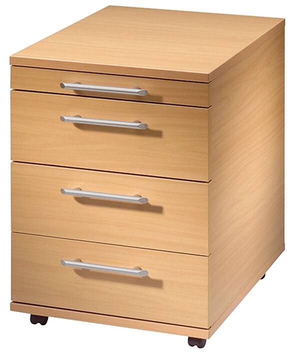 Caisson mobile Hammerbacher 1606/6 Décor hêtre 428 x 580 x 590 mm