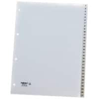 Kolma Register LongLife A4 Transparent 31-teilig Perforiert Kunststoff 1 bis 31