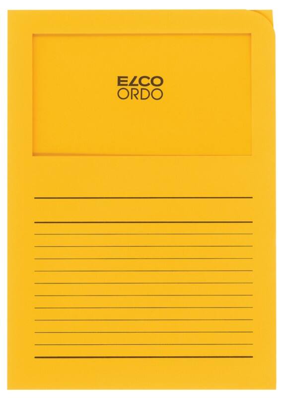 Elco Ordo Classico Ordnungsmappe DIN A4 Gelb, Gold Papier 120 g/m² 100 Stück