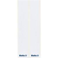 Étiquettes pour dos de classeur Biella Blanc 5 Feuilles de 2 Étiquettes