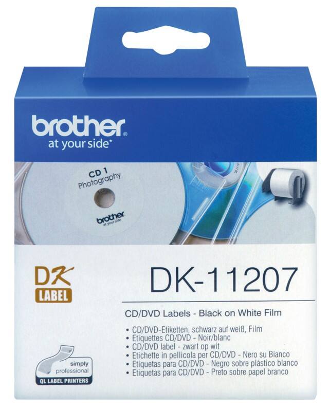 Étiquettes Brother DK11207 Adhésives 58 mm