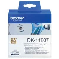 Étiquettes Brother DK11207 Adhésives 58 mm
