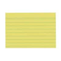 Fiches index alphabétique herlitz 1150713 Jaune 10,5 x 7,4 cm 100 Unités