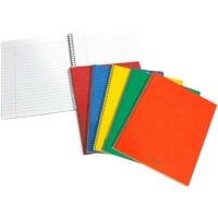 Bloc-notes à spirales AURORA A4 Assortiment Couverture en carton Ligné 60 feuilles