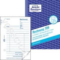 AVERY Zweckform Rechnungsblock 706 DIN A6 Perforiert N/A 50 Blatt