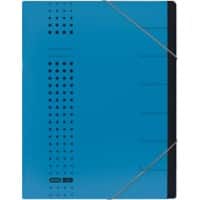 ELBA Ordnungsmappe chic A4 Blau Karton 25 x 1,2 x 31,5 cm