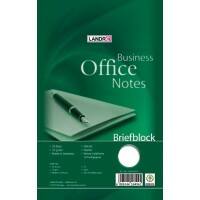 LANDRÉ Office A5 Oben gebunden Grüner Pappcover Notizblock einfarbig 50 Blatt