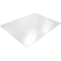 Office Depot rechteckige Stuhlmatte harter Boden Polycarbonat 150 x 120cm Transparent